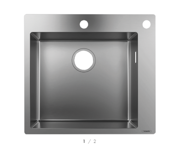Hansgrohe S71 S712-F450 Built-In Sink 450 Stainless Steel