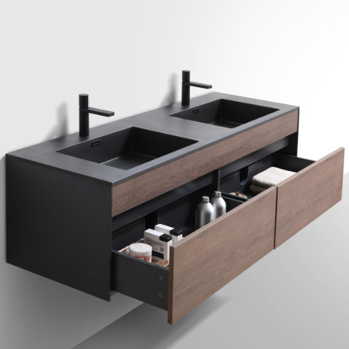 Simplicity 1600 & Charcoal Basin Vanity Set