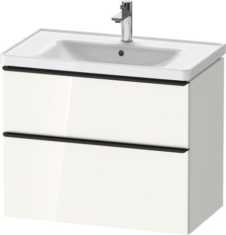 D-Neo 80cm 2 Drawer W/M Vanity