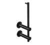 Slimline Black Spare Toilet Roll Holder