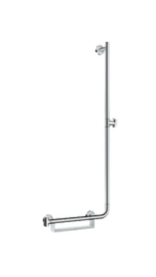 Hansgrohe Unica Shower Bar Comfort 110 Cm Right White/Chrome