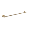 Ginger Single Towel Rail Brushed Brass 600mm