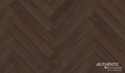 Walnut Herringbone (Laminate) Ac4/W32 - 600 X 100 X 12mm 1,32Sqm / Box