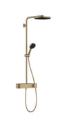 Hansgrohe Pulsify S Showerpipe 260 1Jet With Showertablet Select 400 Brushed Bronze