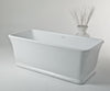 Magnus Freestanding Bath Matt White 1680x750x570mm