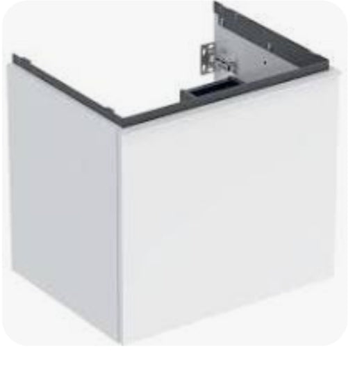 Vanity - body and front whitr / high gloss coated, Handle - white/matt powder coated