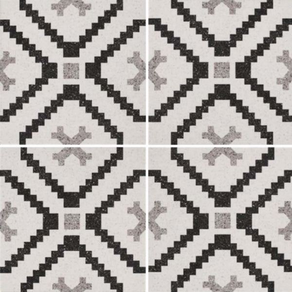 Deco Terrazzo Lempicka 223x223x11mm Porcelain Matt Tiles (1.00sqm/box)