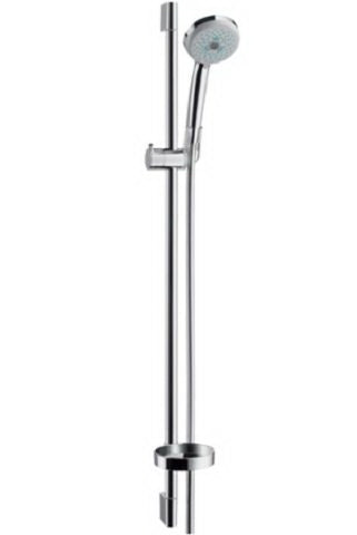 Hansgrohe Croma 100 Shower Set Multi With Shower Bar 65 Cm And Soap Dish Chrome