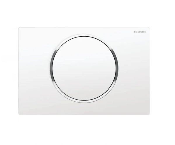 Sigma10 Actuator StoPolished Flush - Wh/Ch/Wh