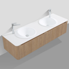 MONZA WAVE 1600 OAK VANITY SET