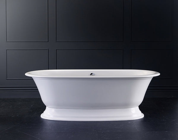 Elwick Freestanding Bath Polished White 1902X910X622mm