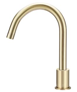 Round Deck Mounted Kitchen Mixer Tiger Bronze