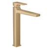 Metropol Single lever basin mixer 260 with lever handle for with push open waste - Brushed Bronze