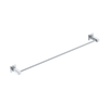 Elemental Single Rail 800mm Chrome