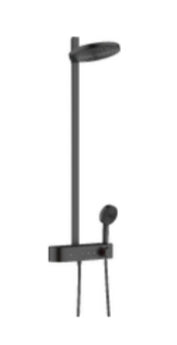Hansgrohe Pulsify S Showerpipe 260 2Jet Ecosmart With Showertablet Select 400 Matt Black