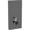 Geberit Monolith Plus sanitary module for wall-hung WC, 101 cm, front cladding made of glassLava G