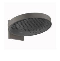Hansgrohe Rainfinity Overhead Shower 360 1Jet With Wall Connector Brushed Black Chrome