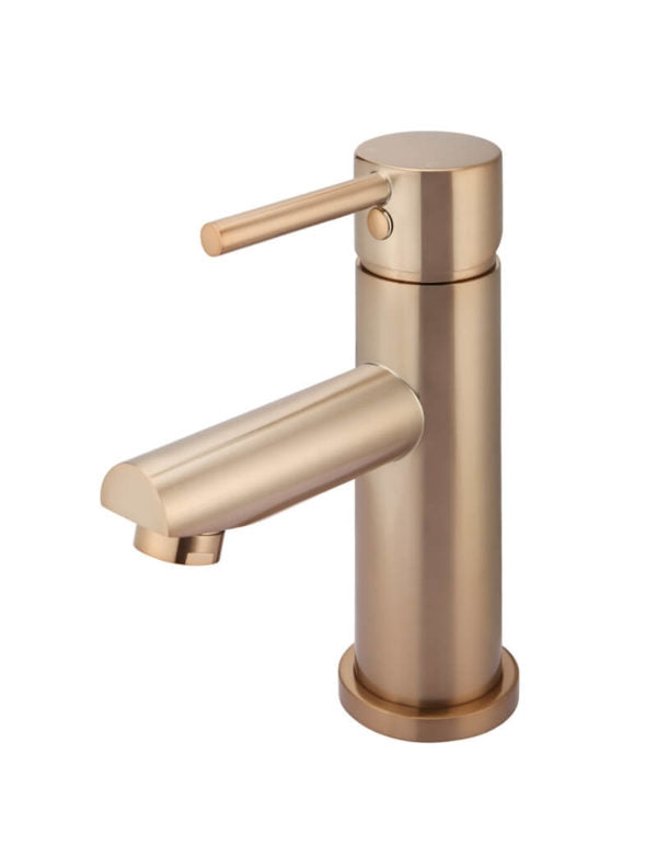 Basin Mixer Short Basin Tap Brushed Champagne