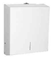 Folded Paper Towel Dispenser Steel White