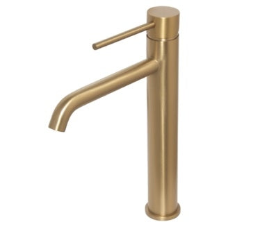 Neo Brushed Brass High Basin Mixer