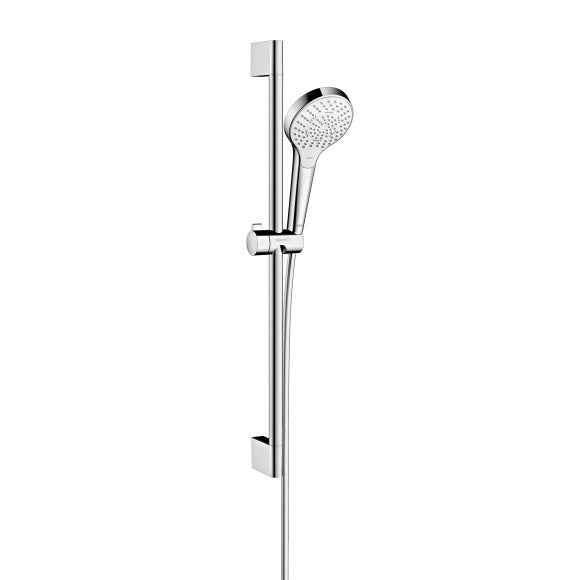 Hansgrohe Croma Select S Shower Set 110 Multi Ecosmart 9 L/Min With Shower Bar 65 Cm White/Chrome