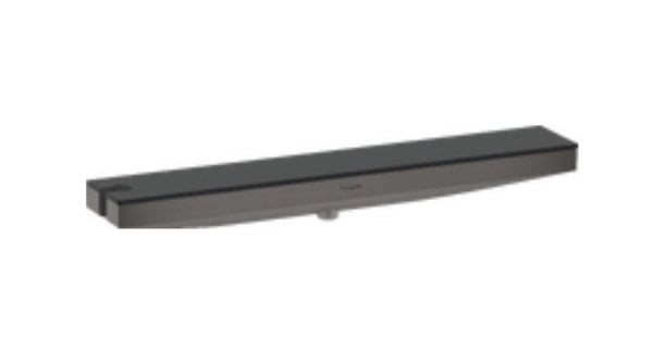 Hansgrohe Rainfinity Wall Outlet Porter 500 With Shower Holder And Shower Shelf Left Brushed Black C
