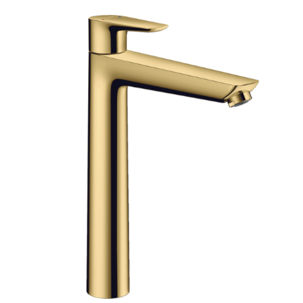 hansgrohe Talis E Single lever basin mixer 240 without waste Polished Gold Optic