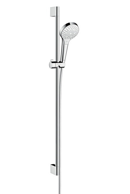 Hansgrohe Croma Select S Shower Set 110 Multi With Shower Bar 90 Cm White/Chrome
