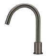 Round Deck Mounted Kitchen Mixer Gun Metal
