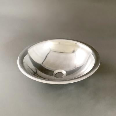 Aluminium Countertop Basin Single Skin Large 460x460x160mm