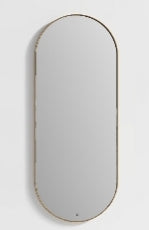 Lush Petite Mirror Gold 1200x300x30mm