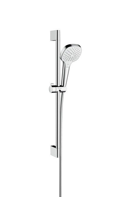 Hansgrohe Croma Select E Shower Set 110 Vario Ecosmart 9 L/Min With Shower Bar 65 Cm White/Chrome