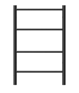 Spartan I (520) Straight Black Right (790 X 520 X 118)