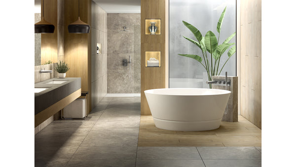 Taizu Freestanding Bath Polished White 1500X1500X600mm