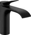 Hansgrohe Vivenis Single Lever Basin Mixer 110 Without Waste Set Matt Black