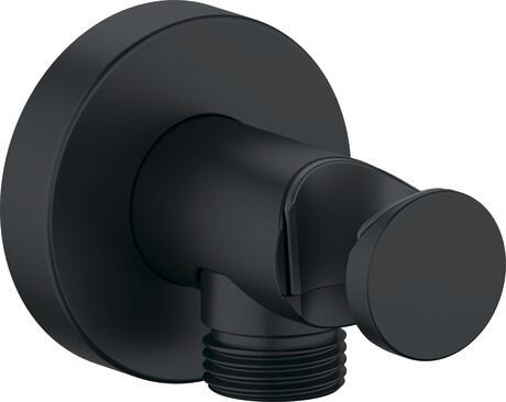 Wall Outlet for Handshower Matt Black