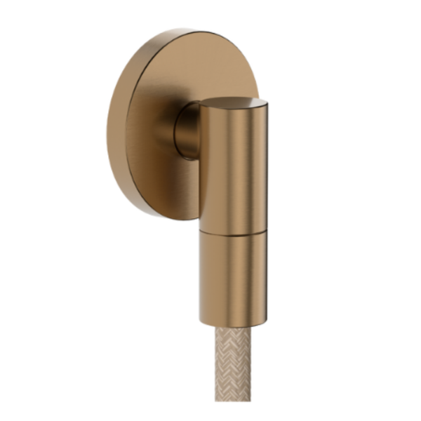 Hansgrohe FixFit Fine S Wall outlet with non-return valve Brushed Bronze
