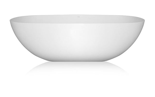 Chloe Freestanding Bath Polished White 1590x735x510mm