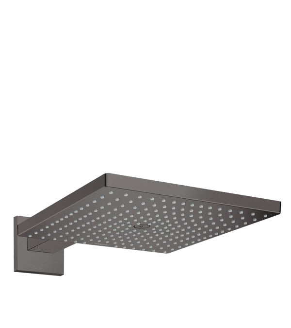 Hansgrohe Raindance E Overhead Shower 300 1Jet With Shower Arm Brushed Black Chrome