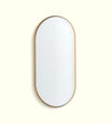 Gold LED Backlit Pill Mirror 0.6x1.2 50m