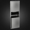 Recessed Paper Towel Disp./Bin Combo