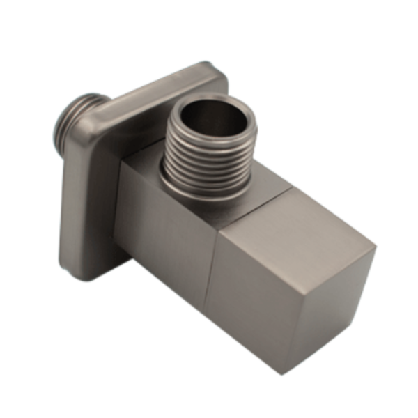 Gio Square Angle Valve Quarter Turn in Gunmetal Grey