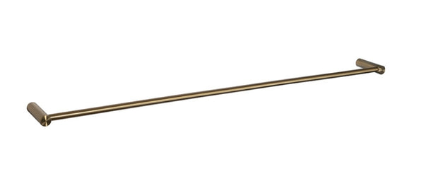 Single Towel Rail 800mm Brass
