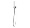 JEE-O Slimline Wall Mounted Hand Shower Set Stainless Steel With Integrated Wall Elbow, Brushed