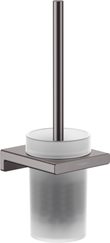 Hansgrohe Addstoris Toilet Brush Holder Wall-Mounted Brushed Black Chrome