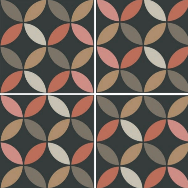 H15 Pansy Day 150x150x9.4mm Porcelain Matt Tiles (0.495sqm/box)