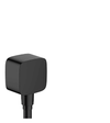 Hansgrohe Fixfit Wall Outlet With Non-Return Valve Matt Black