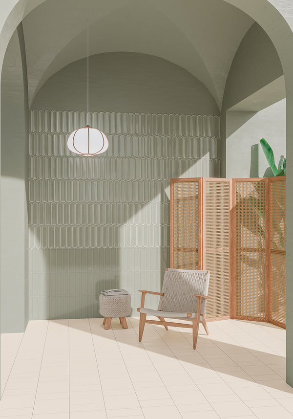 Aquarelle O Mint Grey 75x300x10mm Gloss Ceramic (0.44sqm/bx)
