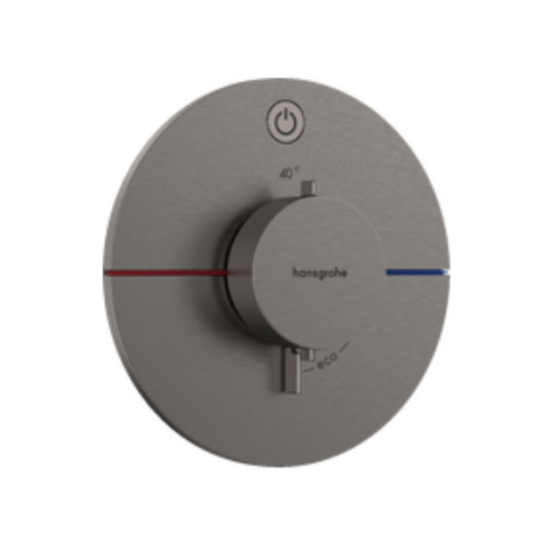 Hansgrohe Showerselect Comfort S Thermostat For Concealed Installation For 1 Function Brushed Black