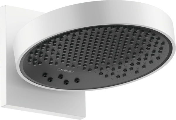 Hansgrohe Rainfinity Overhead Shower 250 3Jet Ecosmart With Wall Connector Matt White